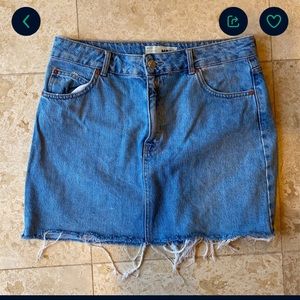 Top shop denim skirt size US 6